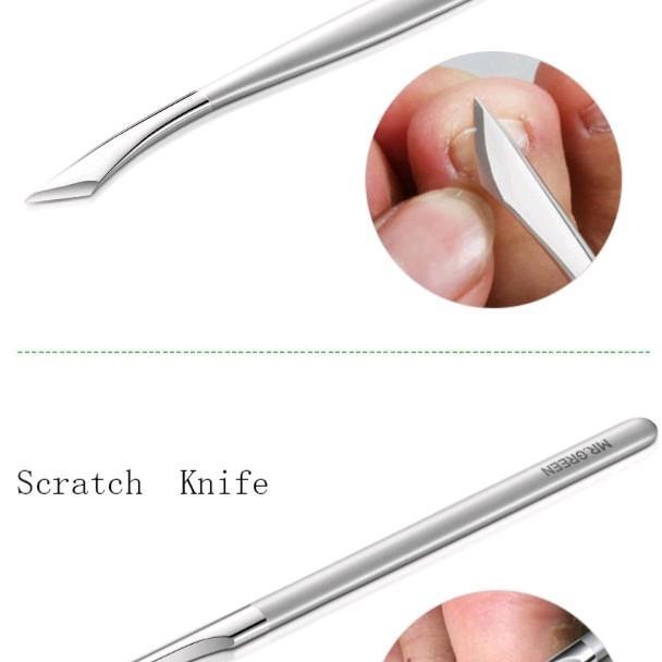 MR GREEN PISAU KIKIR PEDICURE SET KNIFE SET REMOVER INGROWN TOENAIL PEDIKUR STAINLESS STEEL GERMAN