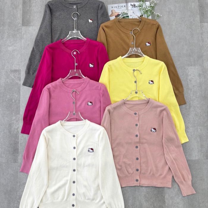 Paling Berkualitas Vivorie Premium At 2877 Cardigan Kitty Terlaris