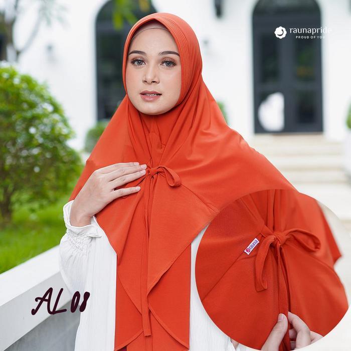 TERMURAH Rauna Pride / Rauna Jilbab 3 in 1 / AL08 - Kerudung Bergo / Hijab Bergo / Kerudung Segi