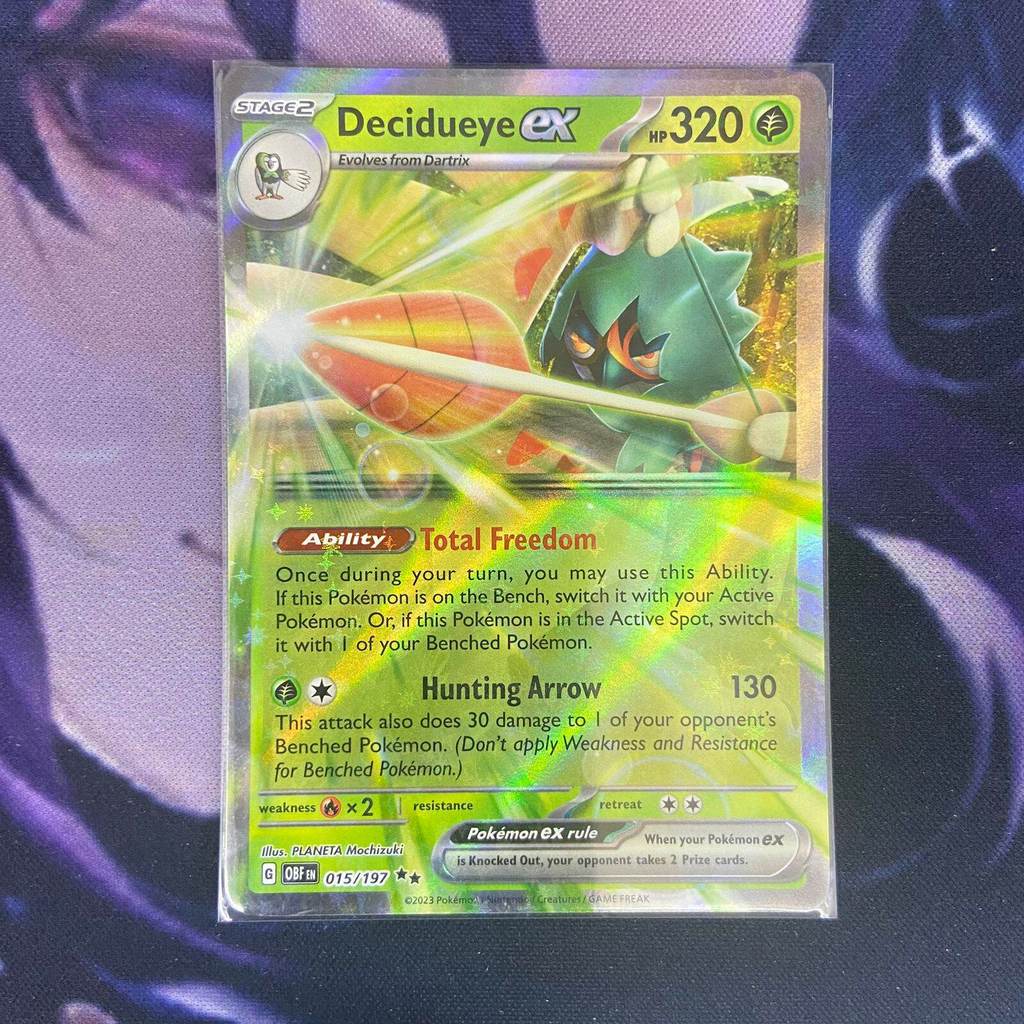 pokemon (EN) decidueye ex - OBF 015/197 - Ultra Rare