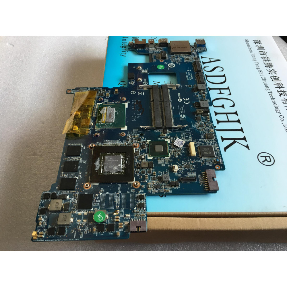 Used MS-16H2 MS-16H21 FOR MSI GS60 LAPTOP MOTHERBOARD WITH I7 CPU AND 870M Graphics Card All Tests O