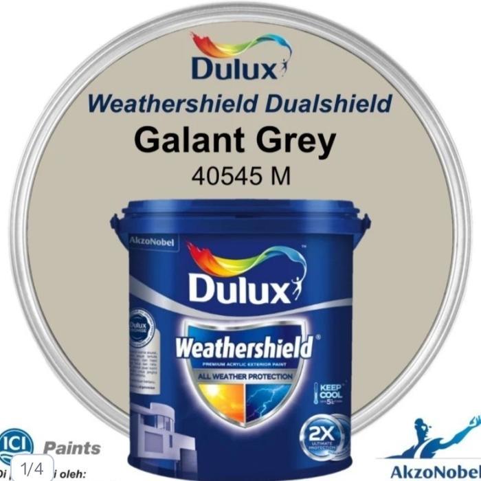 dulux weathershield gallant grey 20 liter