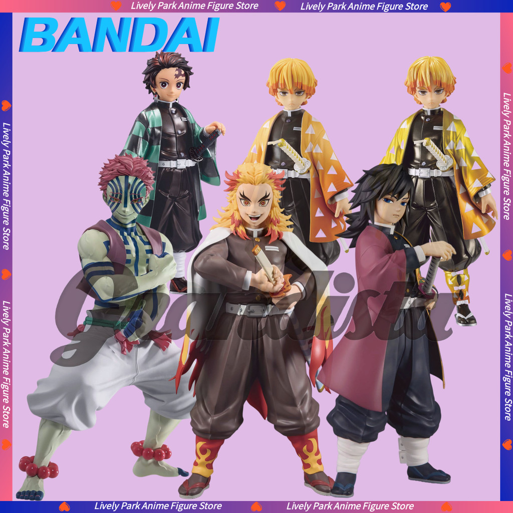 BANDAI Original Demon Slayer Grandista KAMADO TANJIRO AGATSUMA ZENITSU AKAZA RENGOKU KYOJURO TOMIOKA