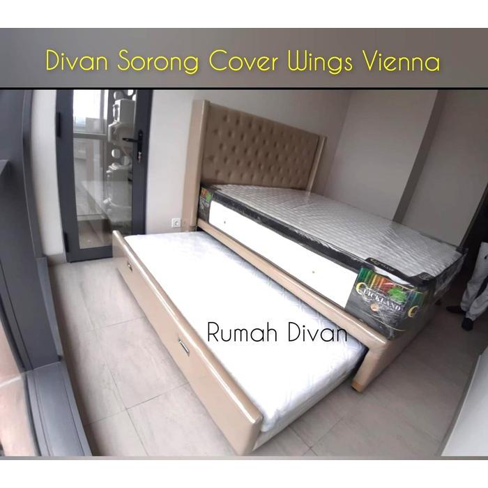 Divan Dipan Sorong Cover Wings Vienna Uk.160X200/100*180 (Blm Kasur)