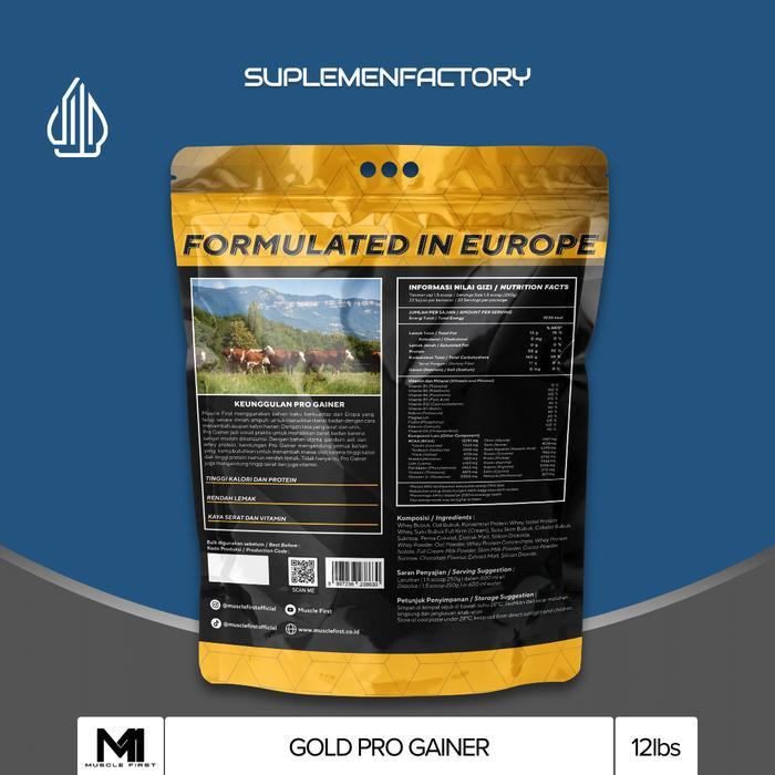 veri- Muscle First Pro Gainer 12 Lbs Mass Weight M1 Gold Pro Gainer