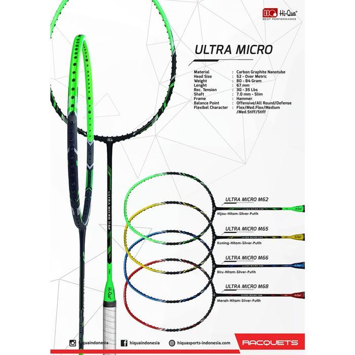 Terlaris Raket Badminton Hiqua Ultra Micro