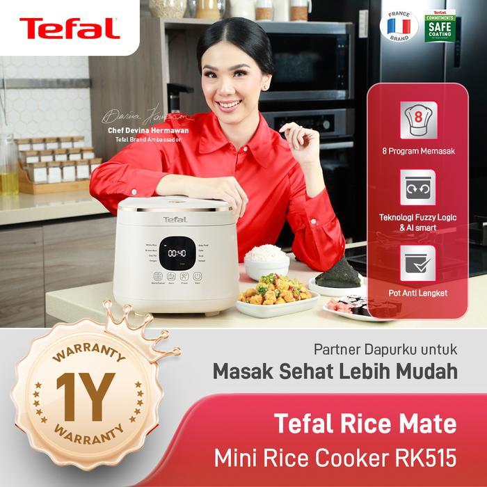 Cypruz Kitchenware - Tefal Rice Cooker Mini Digital / Magic Com / Rice Mate RK515 0.8L