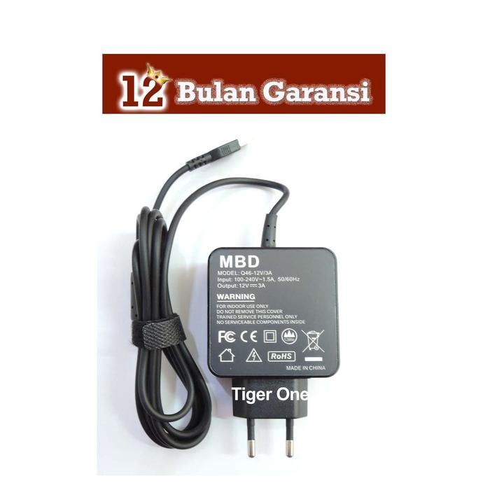 Ready Charger Adaptor Cocok Untuk Tablet Thinkpad 10 PC Helix2, helix 12V - 3A