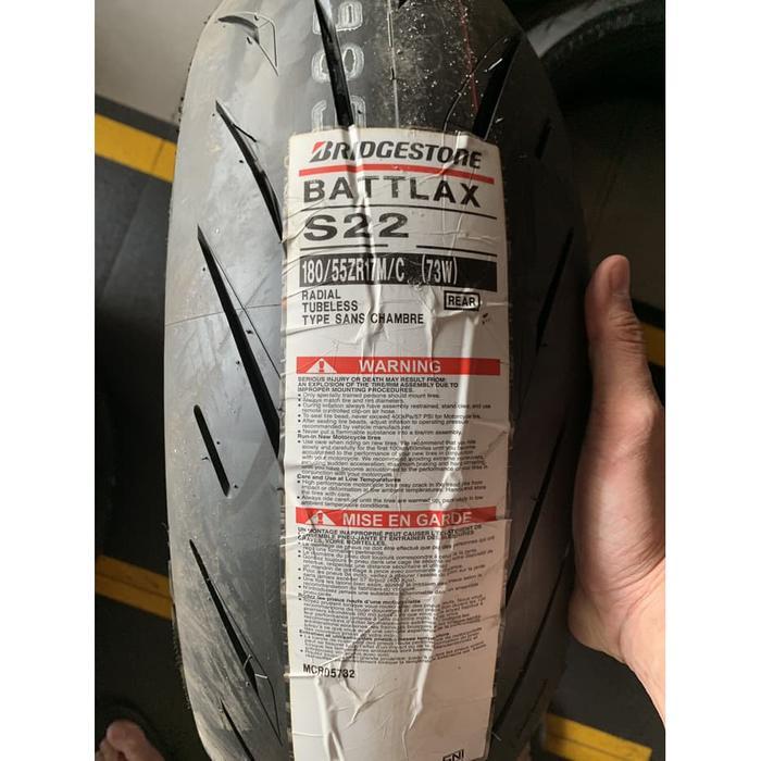 Ban Battlax S22 180-55 17 Ban Battlax Bridgestone 180-55 17