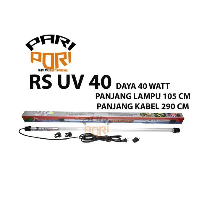 LAMPU UV KOLAM IKAN RS UV 40 LAMPU STERILIZER 40 WATT RsELECTRICAL