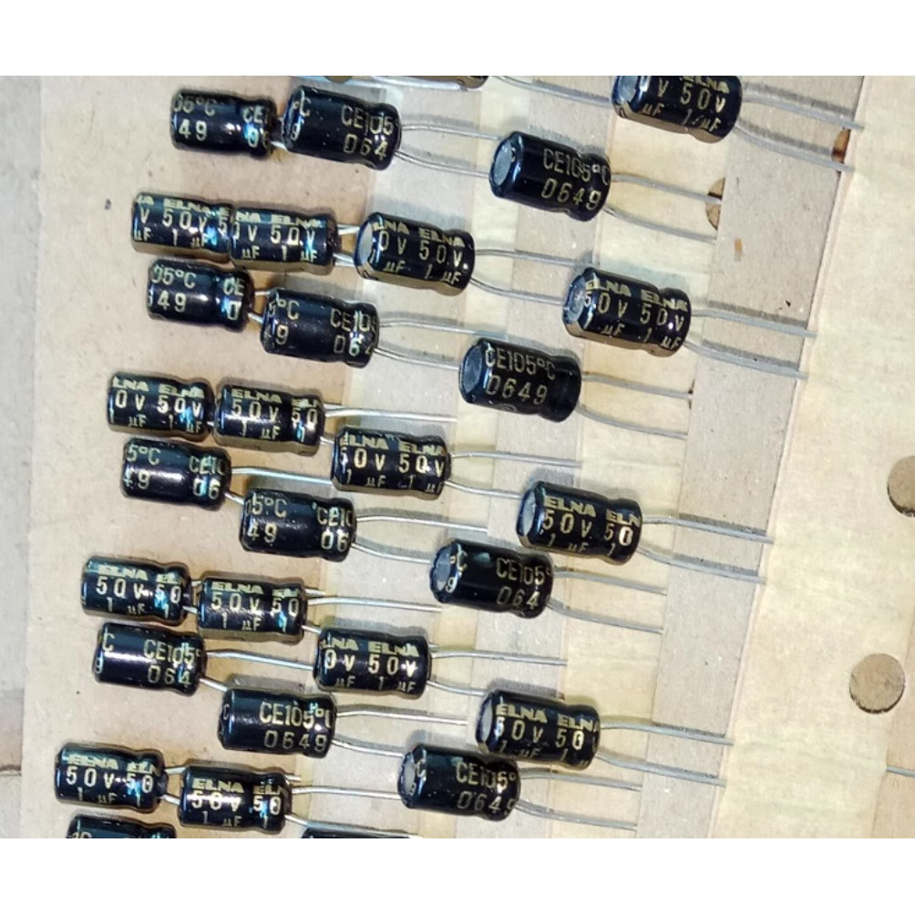 30Pcs/Lot Original Japanese Elna 50V 1Uf R2W 4X7Mm Fever Audio Electrolytic Capacitor Free Shipping