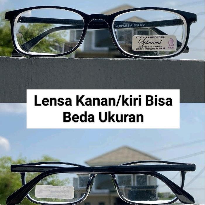 KACAMATA MINUS FRAME KOTAK KECIL LENSA KANAN/KIRI BISA BEDA UKURAN INCLUDE KOTAK KACAMATA KODE 412