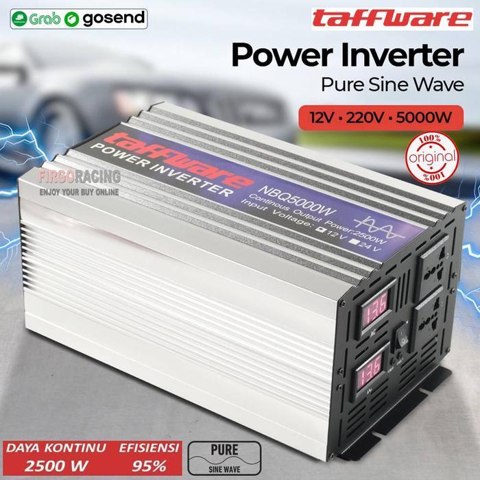 Power Inverter Pure Sine Wave DC 12V to AC 220V 5000 Watt