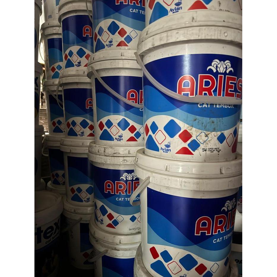 TERBARU AVIAN CAT TEMBOK ARIES KAMBING 5KG AVIAN ARIES 5KG CAT TEMBOK ARIES SUPER WHITE / PUTIH