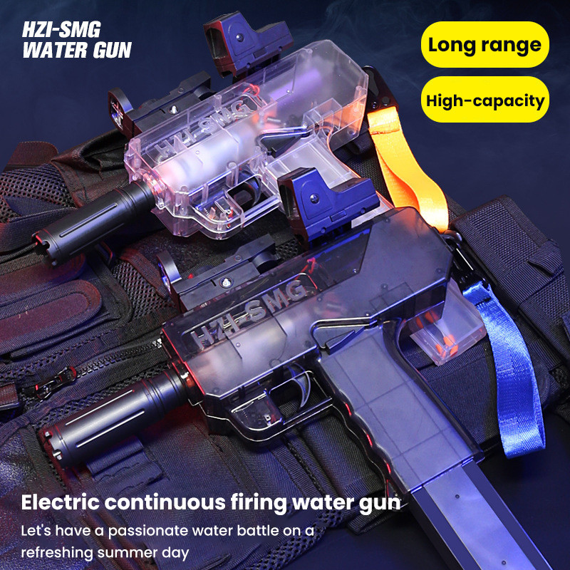 New Electric Water Gun Toy Summer Net Red Black Technology Water Gun Small Water Spray Outdoor Toy W