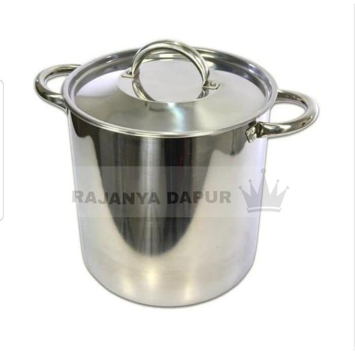Supra Stainless Stockpot 40 Qt / Panci Masak Jumbo