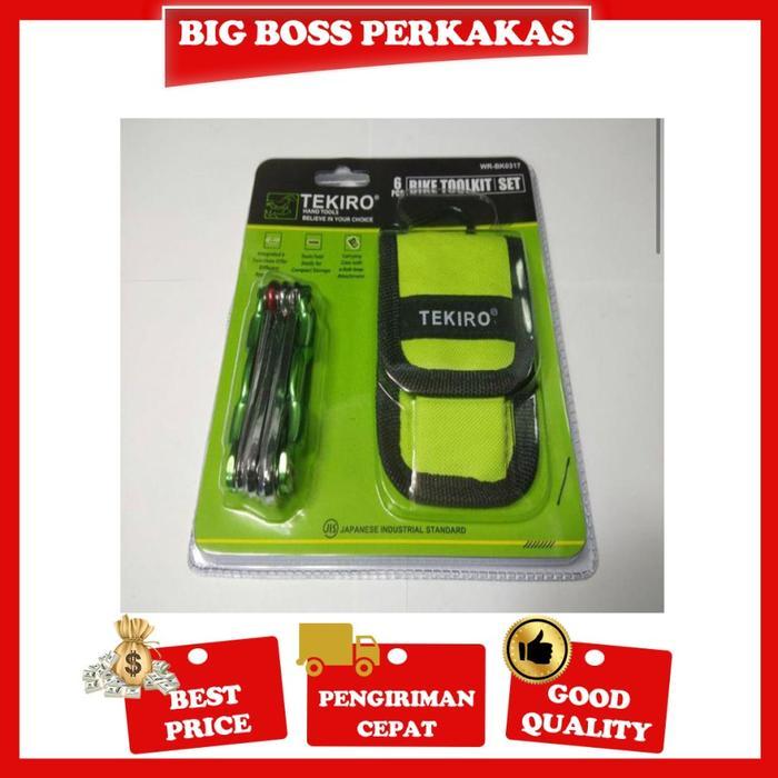 TEKIRO KUNCI SEPEDA SET 6 PCS /KUNCI L SEPEDA