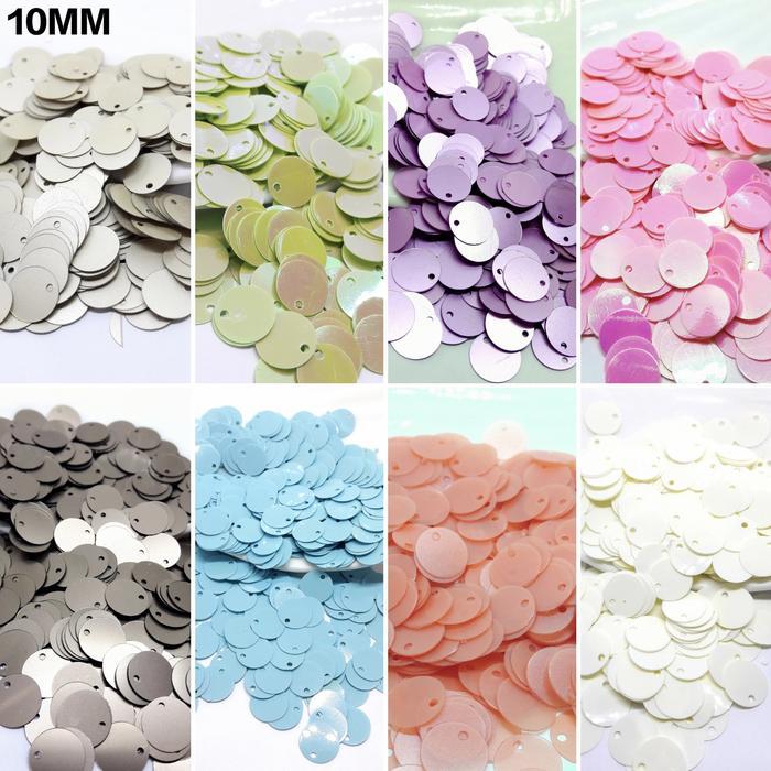 PAYET DOLAR MOTE PIRING 10MM / PAYET SEQUIN PREMIUM HARGA PER 10 GRAM