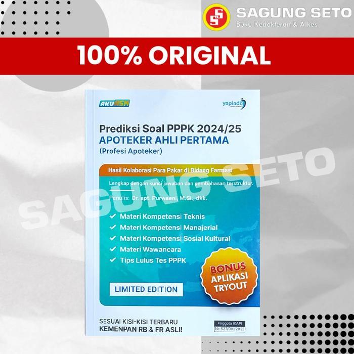 Buku Prediksi Soal Pppk 2024/2025 Apoteker Ahli Pertama (Profesi Apoteker)