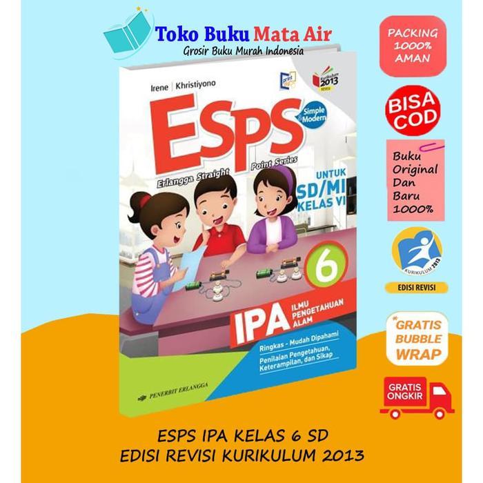IFY (IMPORT) BEST SELLER ESPS IPA 6 UNTUK SD/MI KELAS VI ( K13N ) ERLANGGA TERMURAH TERLARIS