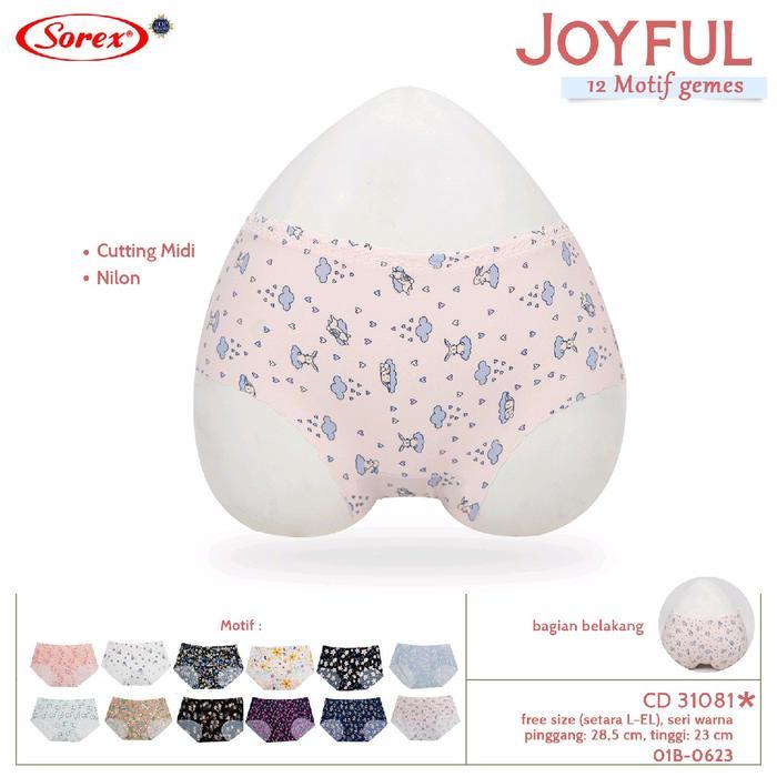 havr- Sorex (3Pc, 6Pc, 12Pc) Cd/Celana Dalam Wanita 31081 Dan 31186 Seamless Motif Lucu