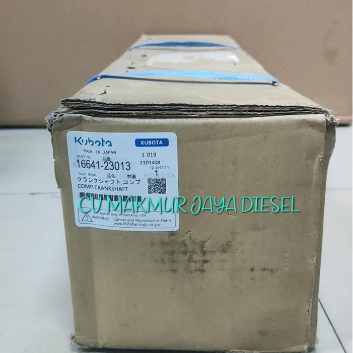 Comp Crankshaft Assy/As Kruk V2203 Kubota