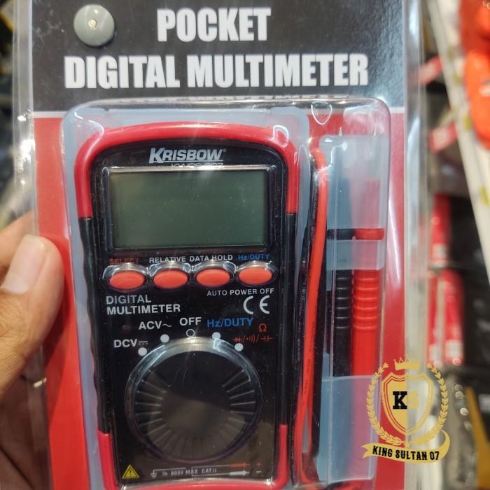 Krisbow pocket digital multimeter/Avometer saku/Alat Ukur Multimeter