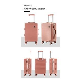 aqc8- Roaming Koper R068 Cabin Size 20 Inch Sd Bagasi Size 28 Inch Aluminium Frame Tsa Lock