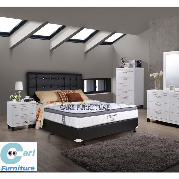 Spring Bed Impressa Pocket Spring 160X200 (Full Set) Elite Serenity