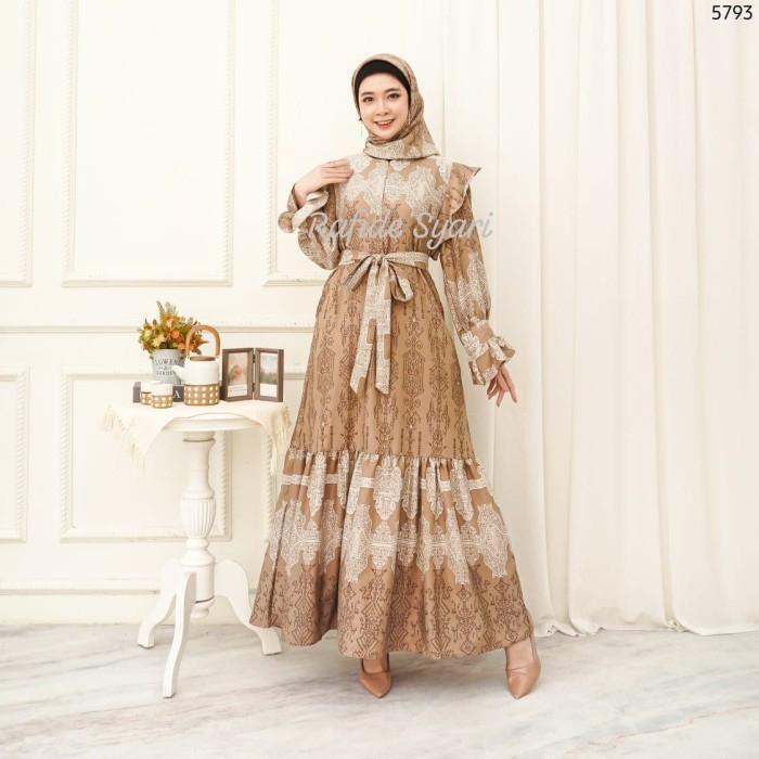 Gamis Set Jilbab Segi Empat