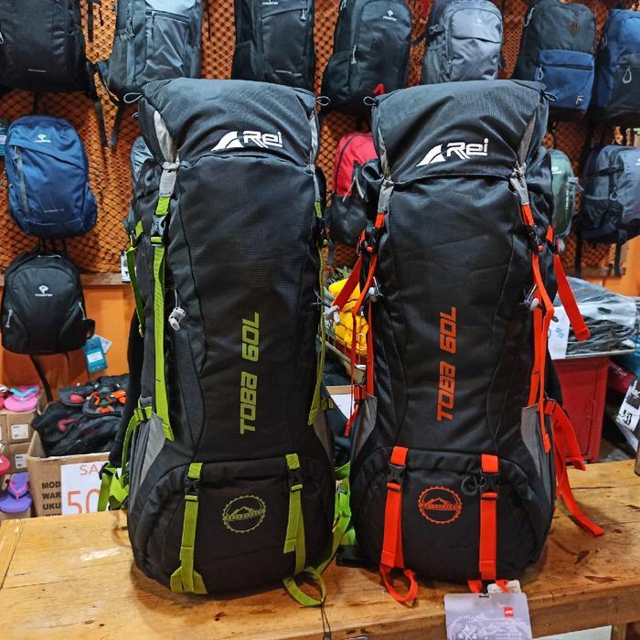Tas Carrier Rei 60L Tas Gunung Rei Original