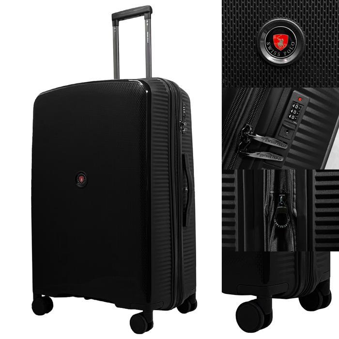 DISKON Tas Koper Swiss Polo 98027 Koper Large 28 Inch Hardcase Anti Pecah