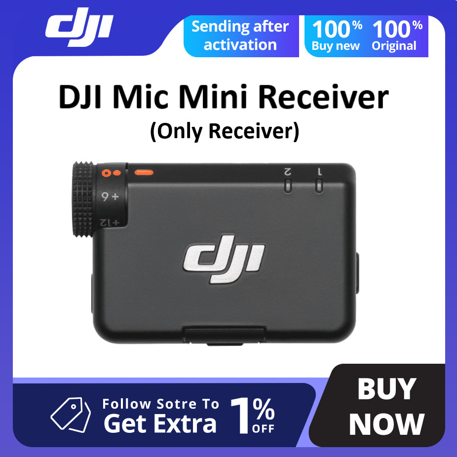 Dji Mic Mini Receiver Dji Mic 2 Receiver- Genuine Oem Replacement Wireless Microphone Receiver