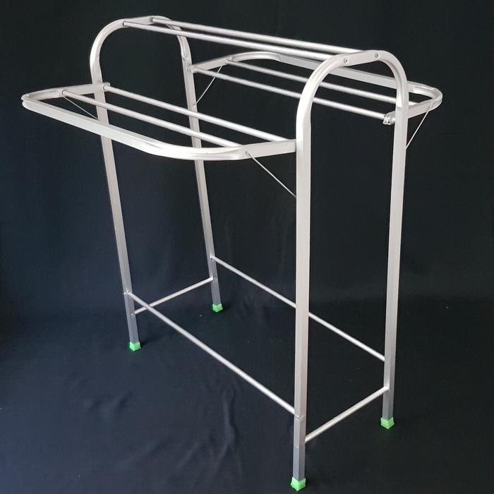 Diskon Jemuran Handuk Aluminium gantungan pakaian praktis murah Surabaya
