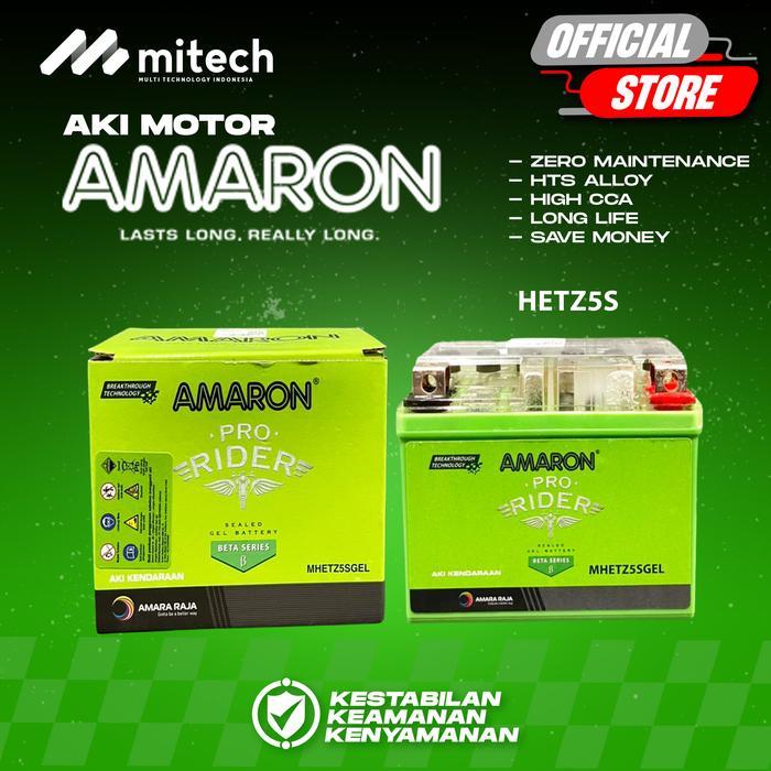 Amaron Aki Gel Motor Suzuki Skywave Etz5S / Gtz5S / Ytz5S