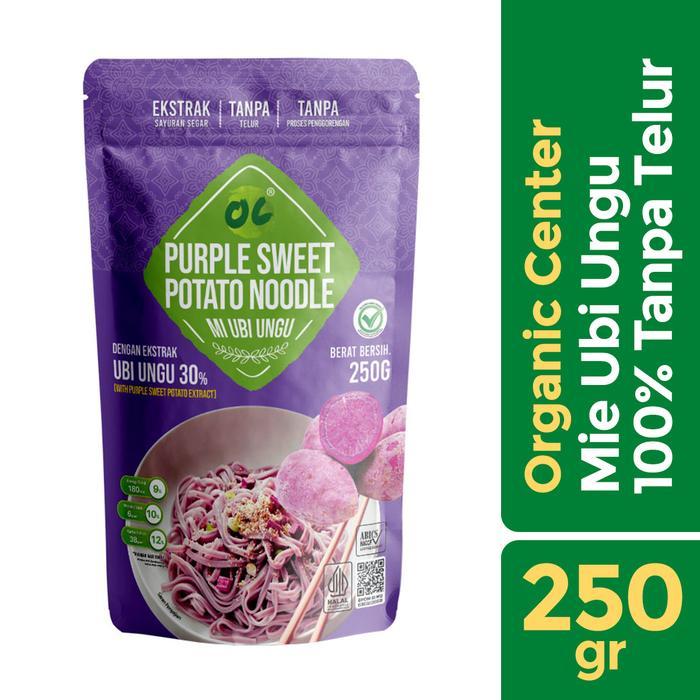 0nro- Organic Center - Healthy Noodle Original Ubi (Ungu) 250Gr - Mie Sayur