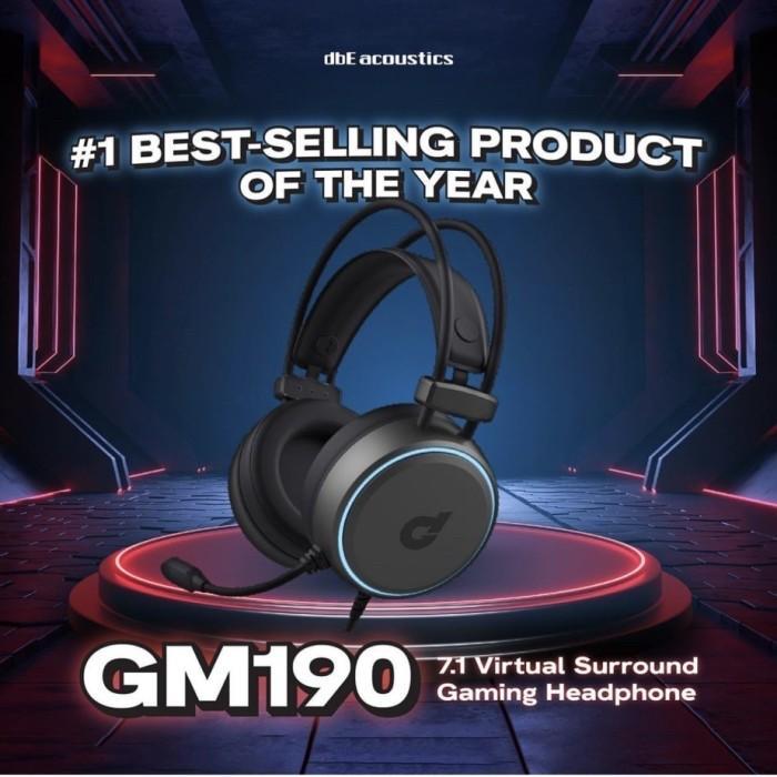 Terlaris dbE GM190 Virtual Surround Headphone 7.1 USB Connection dbE GM 190 SALE