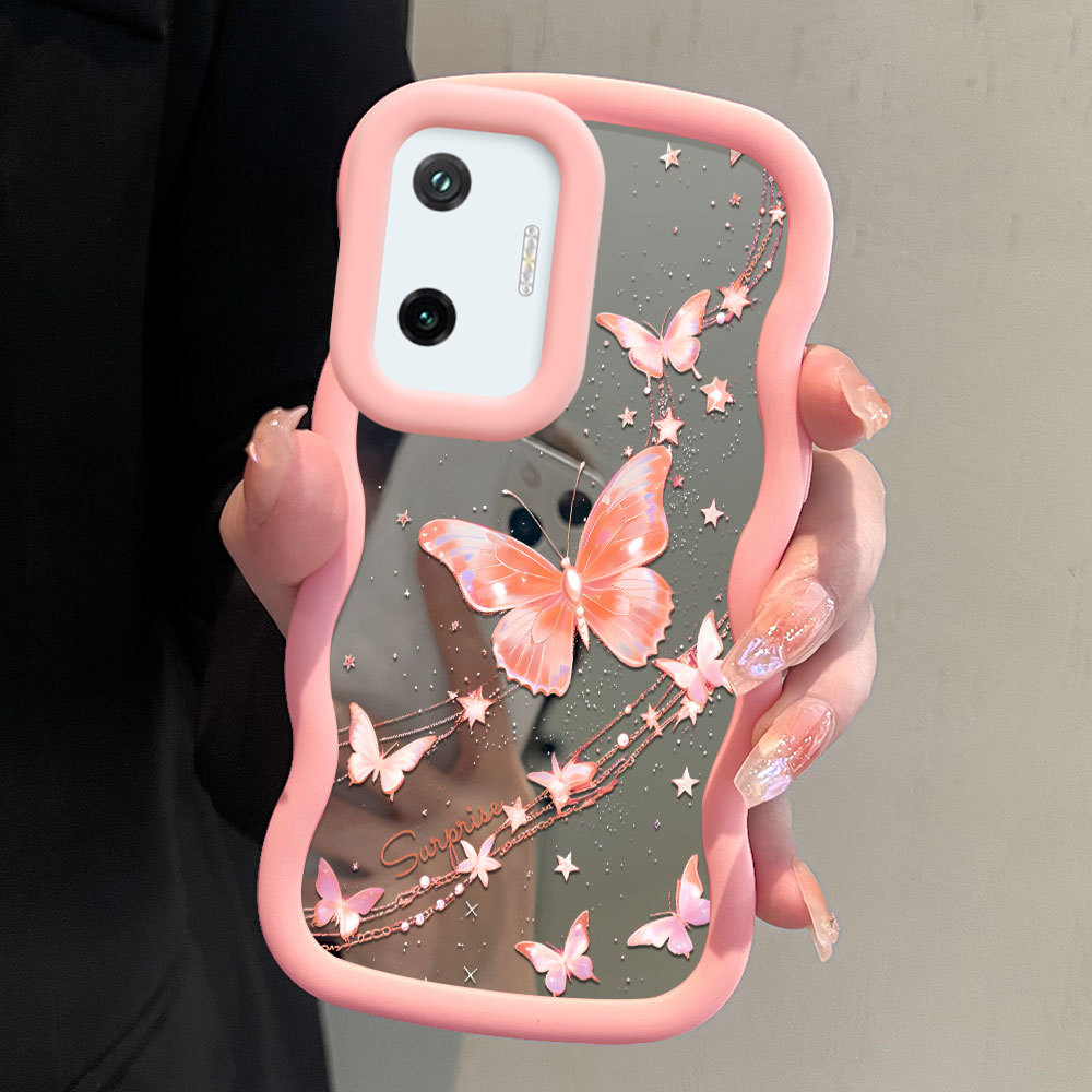 Casing Hp Untuk Xiaomi Poco F7 5G Mirror Cassing Phone Berbagai Warna Case Mode Kupu Kesing MKL 4102