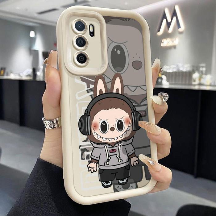 New Casing Hp Untuk OPPO A16 OPPO A16s OPPO A54s Case Hp Pola kelinci kartun Kasing Ponsel Softcase