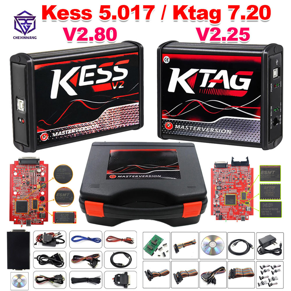 Kess Ktag Ecu Programmer Kess V2 V5.017 Online 2.80 Eu Red Ktag 7.020 2.25 Ecu Chip Tuning Unlimited