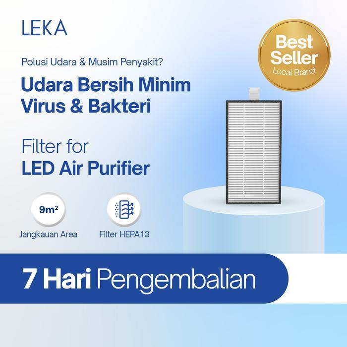 Promo LEKA - AP7807 LED Air Purifier - Replacement Filter HEPA13