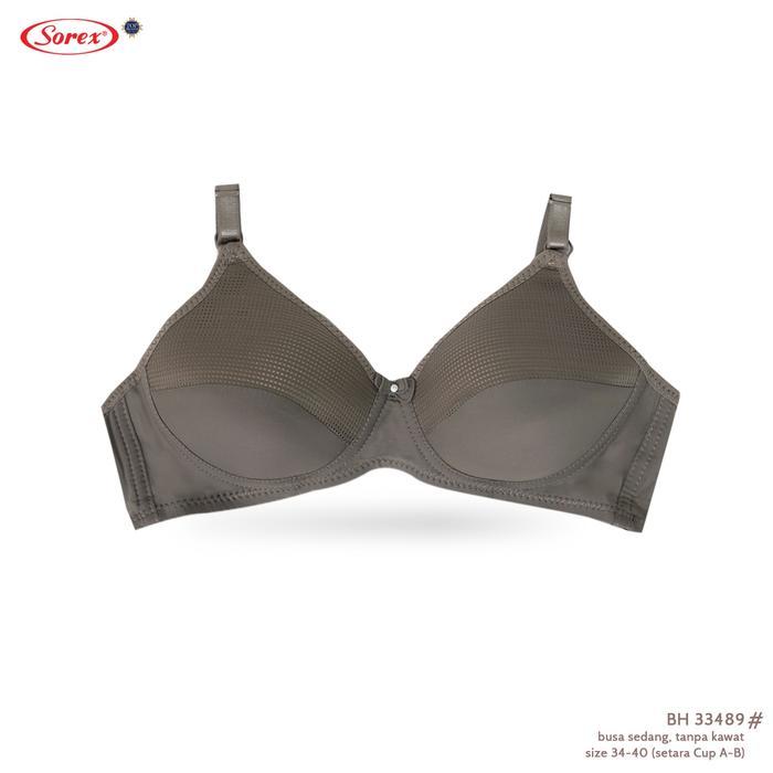 f79e- Sorex Bra Tanpa Kawat Busa Sedang Kait 2 Cup A-B Bra Cup Kecil Harian 33489