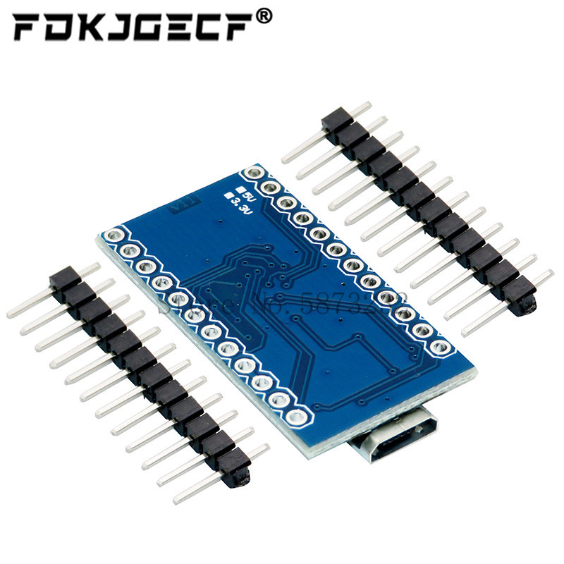 Pro Micro ATmega32U4 5V 16MHz Replace ATmega328 For Arduino Pro Mini With 2 Row Pin Header For Leona