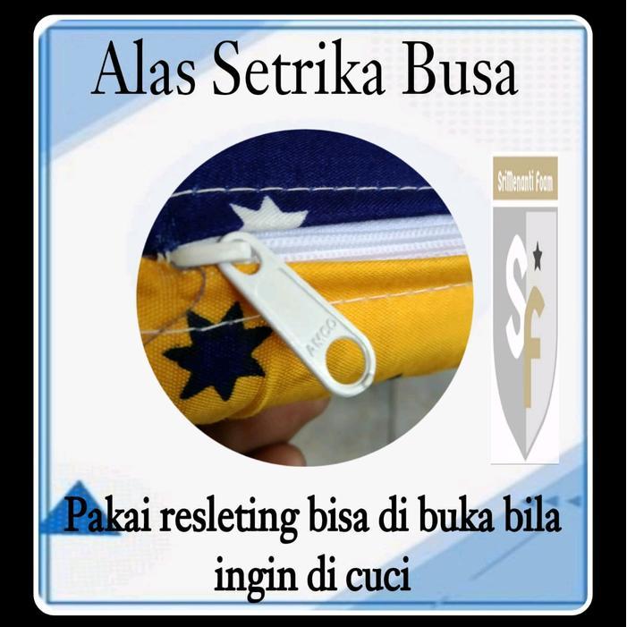 Aj' Alas Setrika 5Cm(Pakai Tali).Busa Hitam Alas Setrika.Alas Setrika Busa.Alas Gosok.Alas Setrika