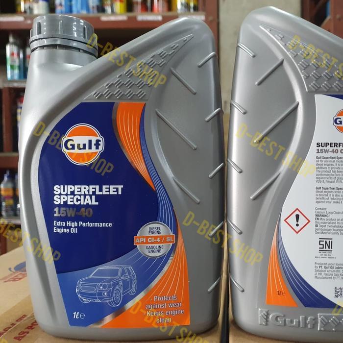 Oli Mobil bensin dan Diesel GULF 15w/40 - 1 liter