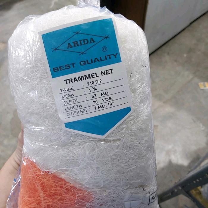 Jaring udang 3 lapis setengah jadi arida