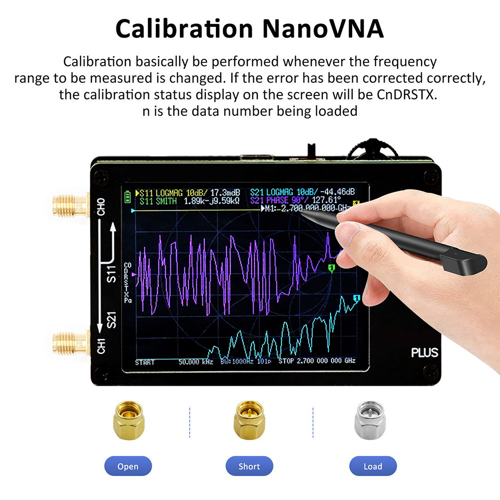 Upgrade 50Khz-2.7Ghz Antenna Vector Network Antenna Analyzer Hf Vhf High-Selling Tool Accessories