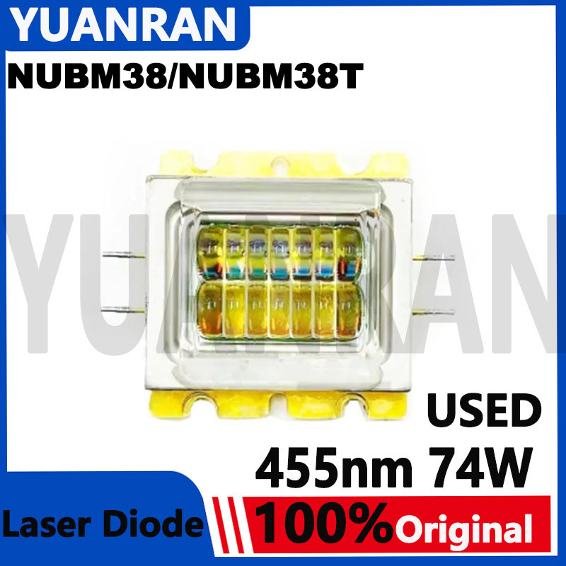 Secondhand NUBM38 455nm 74W Blue Multiple Laser Diode LD Bank