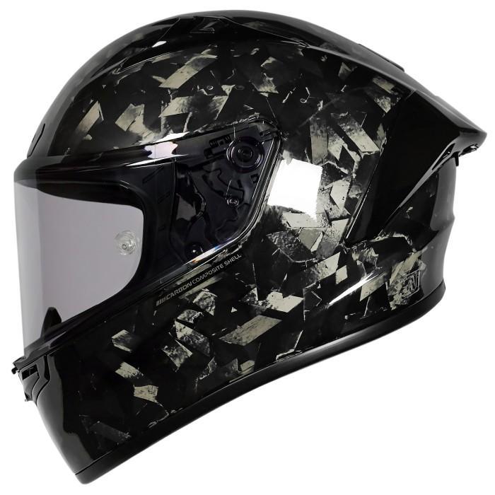 NJS ZX-1R GT Carbon Forged Gloss/Doff - Helm Full Face