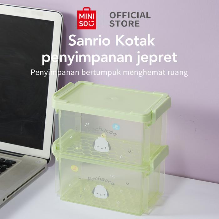 doni- Miniso My Melody Sanrio Storage Box Storage Box Kotak Penyimpanan